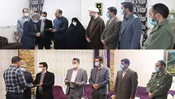 دیدار با خانواده شهیدان زارعی و رحیمی‌مهروان در شهرستان بهار
